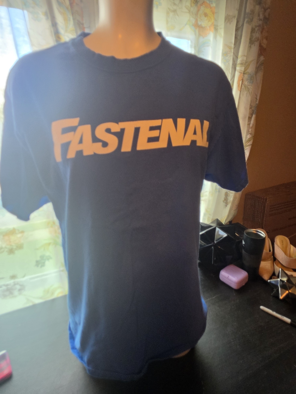 Port and Company Blue Fastenal Logo Tee
